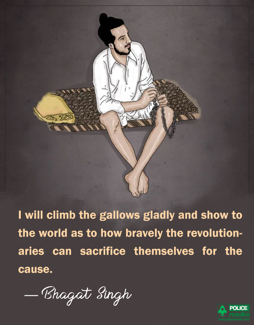 Bhagat Singh Quotes on Sacrifice