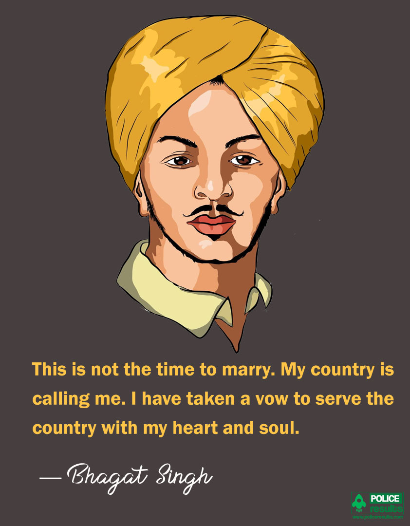 Bhagat Singh Quotes on Country