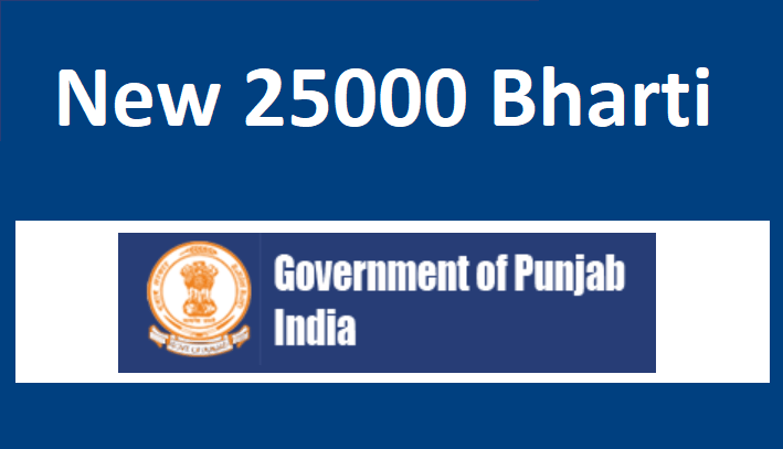 Punjab 25000 Vacancy 2022 Notification New Govt Jobs Application Form