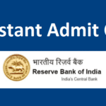 RBI Assistant Prelims Admit Card 2022 link!  Download Asst Hall Ticket