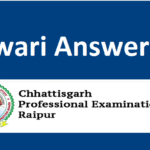 CG Patwari Answer Key 2022 (24-April) Vyapam Patwari Paper Solution