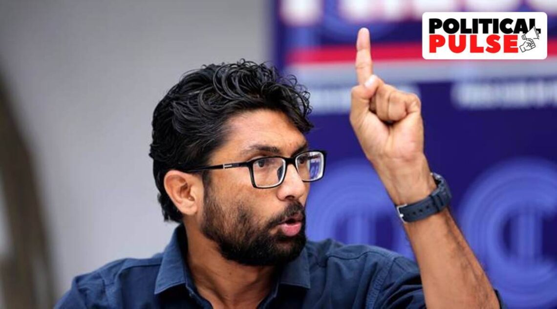 Face of pro-Dalit, anti-BJP campaigns in Gujarat, Mevani faces first case since he aligned with Congress