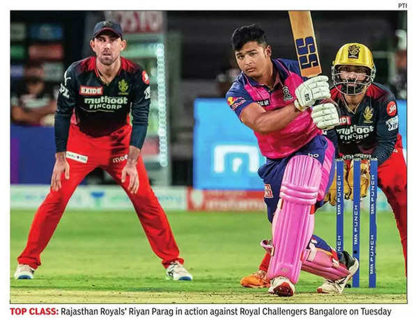 IPL 2022, RR vs RCB: Rajasthan Royals ride on Parag pyrotechnics to beat Royal Challengers Bangalore |  CricketNews