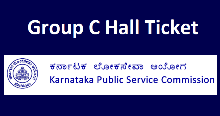 KPSC Group C Hall Ticket 2022 Exam Date link @kpsc.kar.nic.in
