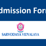 Sarvodaya Vidyalaya Admission Form 2022-23 Online Application Form