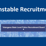 Telangana Police Constable Apply Online 2022 SCT 16032 Post Form