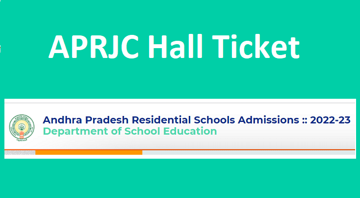 APRJC Hall Ticket 2022 (Download) APCFSS CET Admit Card link