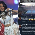 Camila Cabello calls out UEFA fans who sang over performance