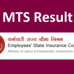 ESIC MTS Result 2022 Prelims!  Check MTS Cut off Marks