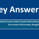 GPSTR 2022 Key Answers Karnataka STS GPSTR Question Paper Solution
