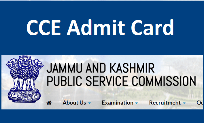 JKPSC CCE Admit Card 2022