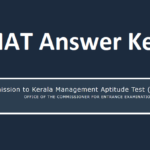 KMAT Answer key 2022 pdf!  Kerala KMAT Question Paper Solution