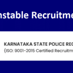 KSP Constable Recruitment 2022 Notification, Apply Online last Date