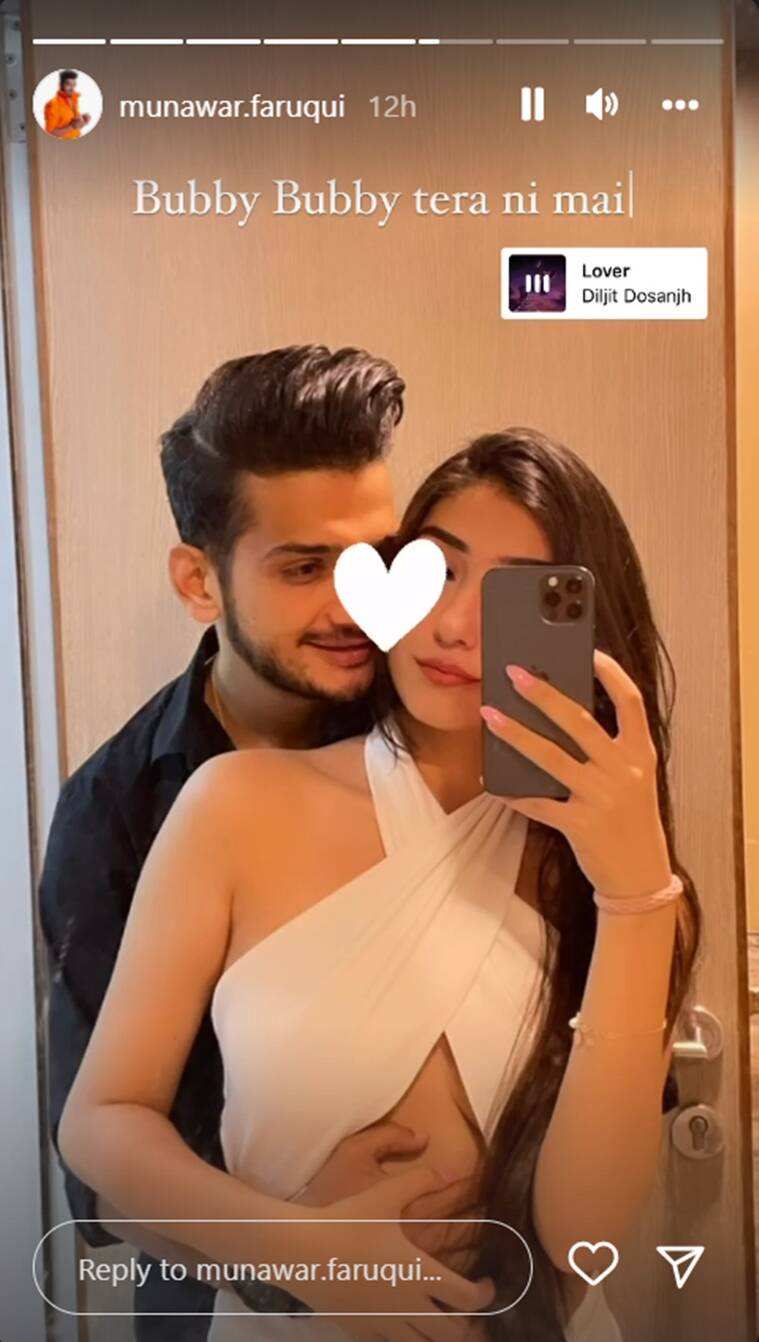 Lock Upp winner Munawar Faruqui posts photo with his ‘Bubby’, fans guess she’s his girlfriend