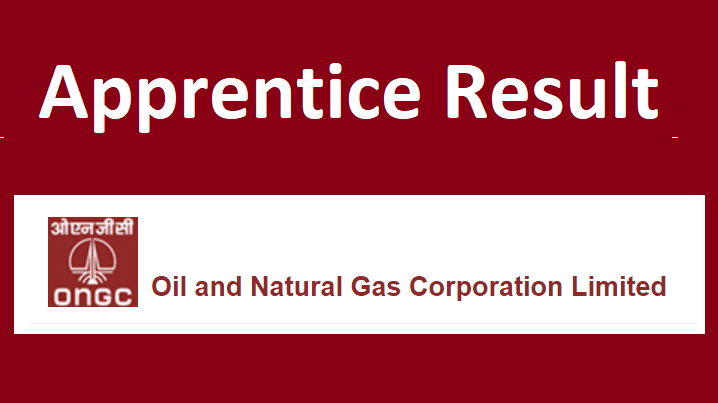 ONGC Apprentice Result 2022 Check!  Merit list Online link