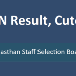 RSMSSB JE Result 2022 Answer Key, Raj JEN Cut off Marks