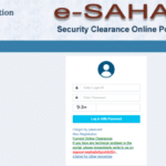 Security Clearance Online Registration, esahaj.gov.in Login