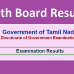 TN 10th Result 2022 SSLC State First Marks link @tnresults.nic.in