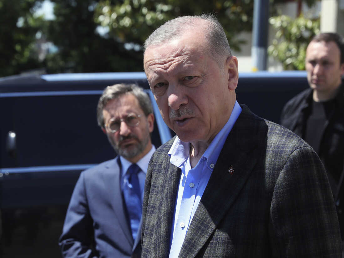 Turkey’s president opposes letting Finland, Sweden join NATO : NPR