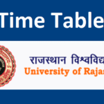 Uniraj Time Table 2022 BA, BCom, BSc, BEd pdf!  1st, 2nd, 3rd Year Exam Date