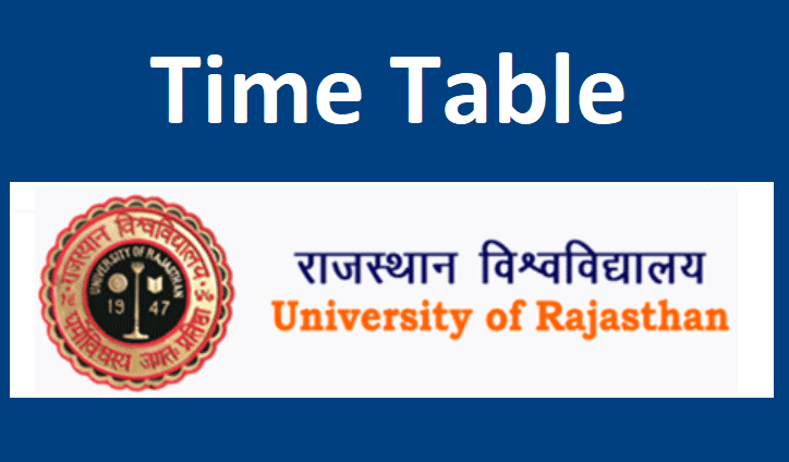 Uniraj Time Table 2022 BA, BCom, BSc, BEd pdf!  1st, 2nd, 3rd Year Exam Date