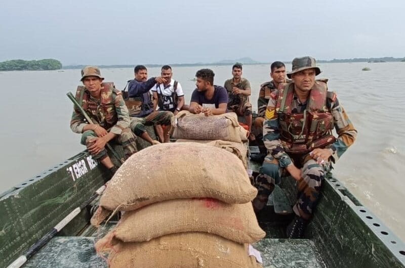 Assam floods: Situation grim as 45 lakh affected, 7 more deaths push toll to 107 |  Pics