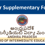 AP Inter Supplementary Apply Online 2022 Advanced Form, Fee