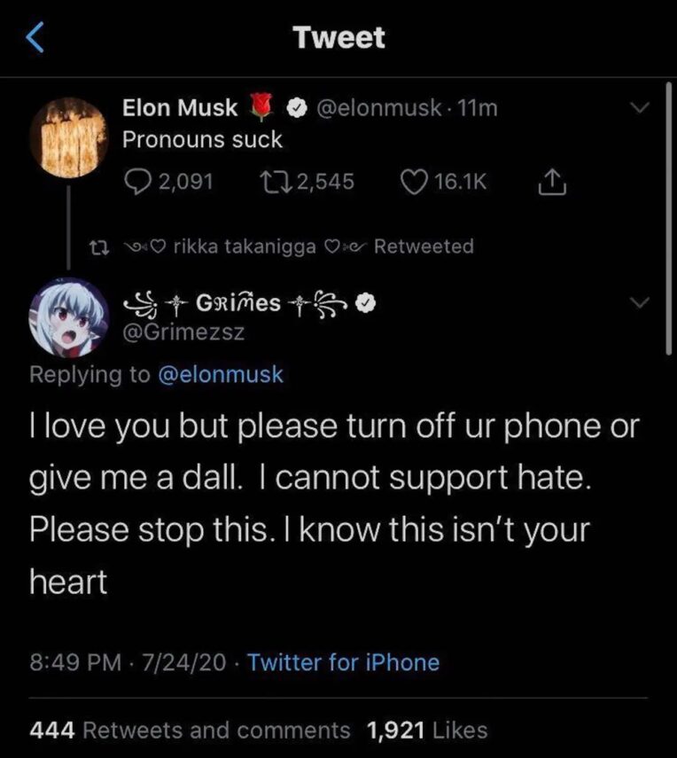 Elon Musk’s ‘Pronouns Suck’ Tweet Resurfaces after Trans Daughter Files for Name Change
