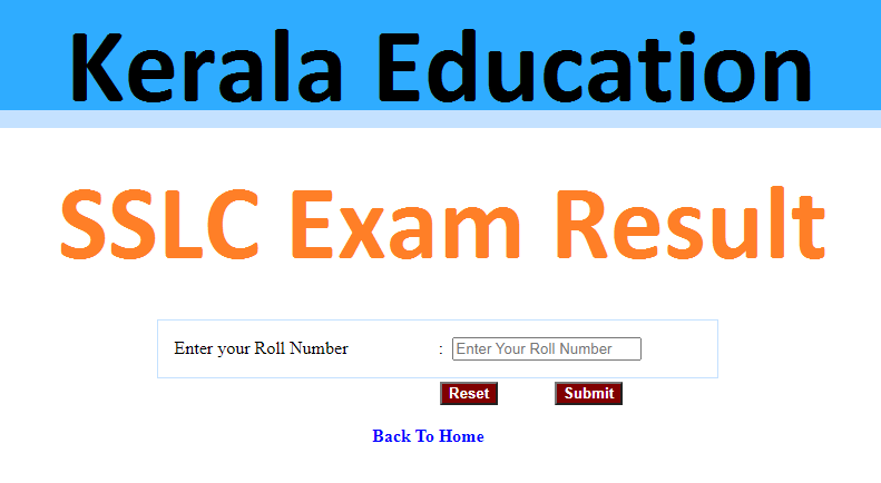 Kerala SSLC Result 2022 Date and Time