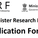 PMRF Application Form 2022 pdf!  PMRF Scholarship Amount, Eligibility