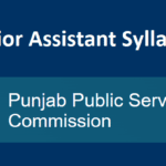 PPSC Senior Assistant Syllabus 2022 pdf!  Mr Asst Exam Pattern