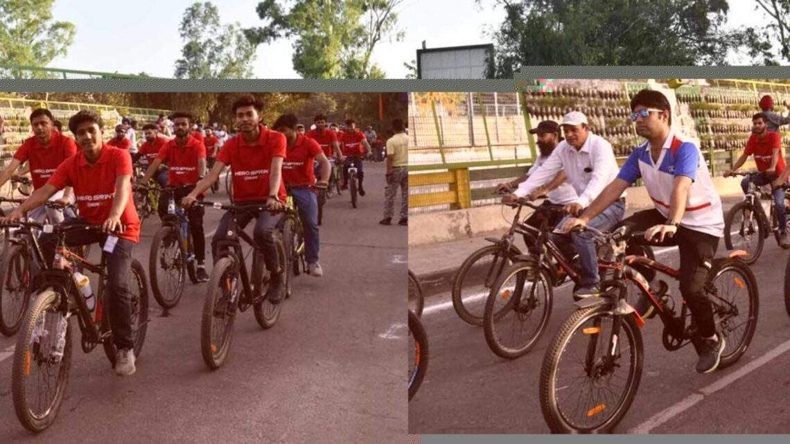 World Bicycle Day: Hundreds of cyclists participate in cycle rally in Ludhiana