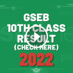 gseb.org ssc result 2022 10th class result check here