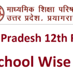 upresults.nic.in 12th result 2022 UP board name wise, school wise