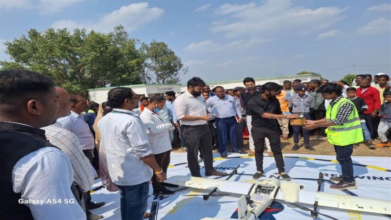 Ambikapur News: Life saving medicines reached Govindpur by drone in 19 minutes